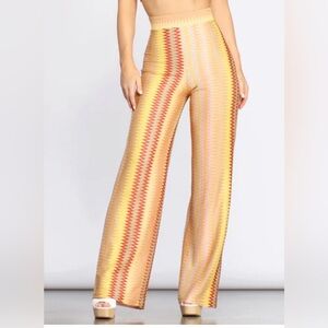 Windsor striped moves chevron pants
